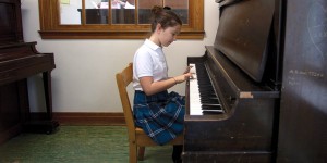 Girl Playing Piano