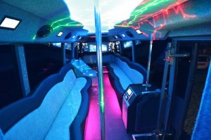 party bus interior